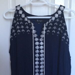 Lily Morgan navy light weight dress size 2x